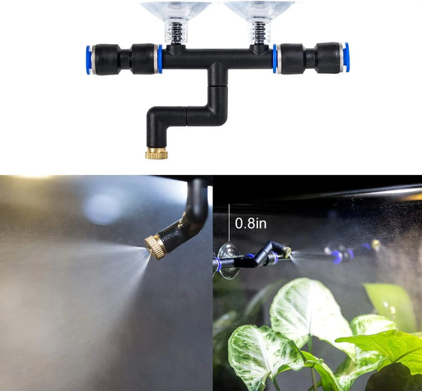 REPTI ZOO 4 Pieces Spray Nozzles Adjustable Fine Misting Water for Reptiles - REPTI ZOO