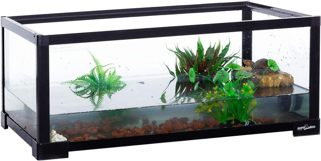 REPTI ZOO Turtle Basking Platform or Reptile Feeding Ledge with Suction Cup - REPTI ZOO