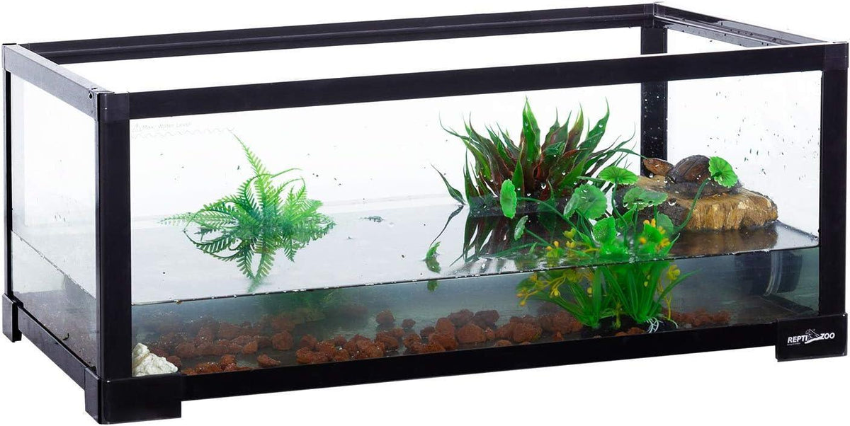 REPTI ZOO Turtle Basking Platform or Reptile Feeding Ledge with Suction Cup - REPTI ZOO