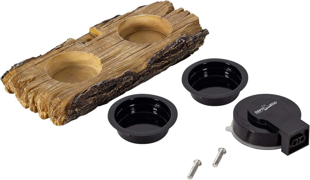 REPTI ZOO Turtle Basking Platform or Reptile Feeding Ledge with Suction Cup - REPTI ZOO