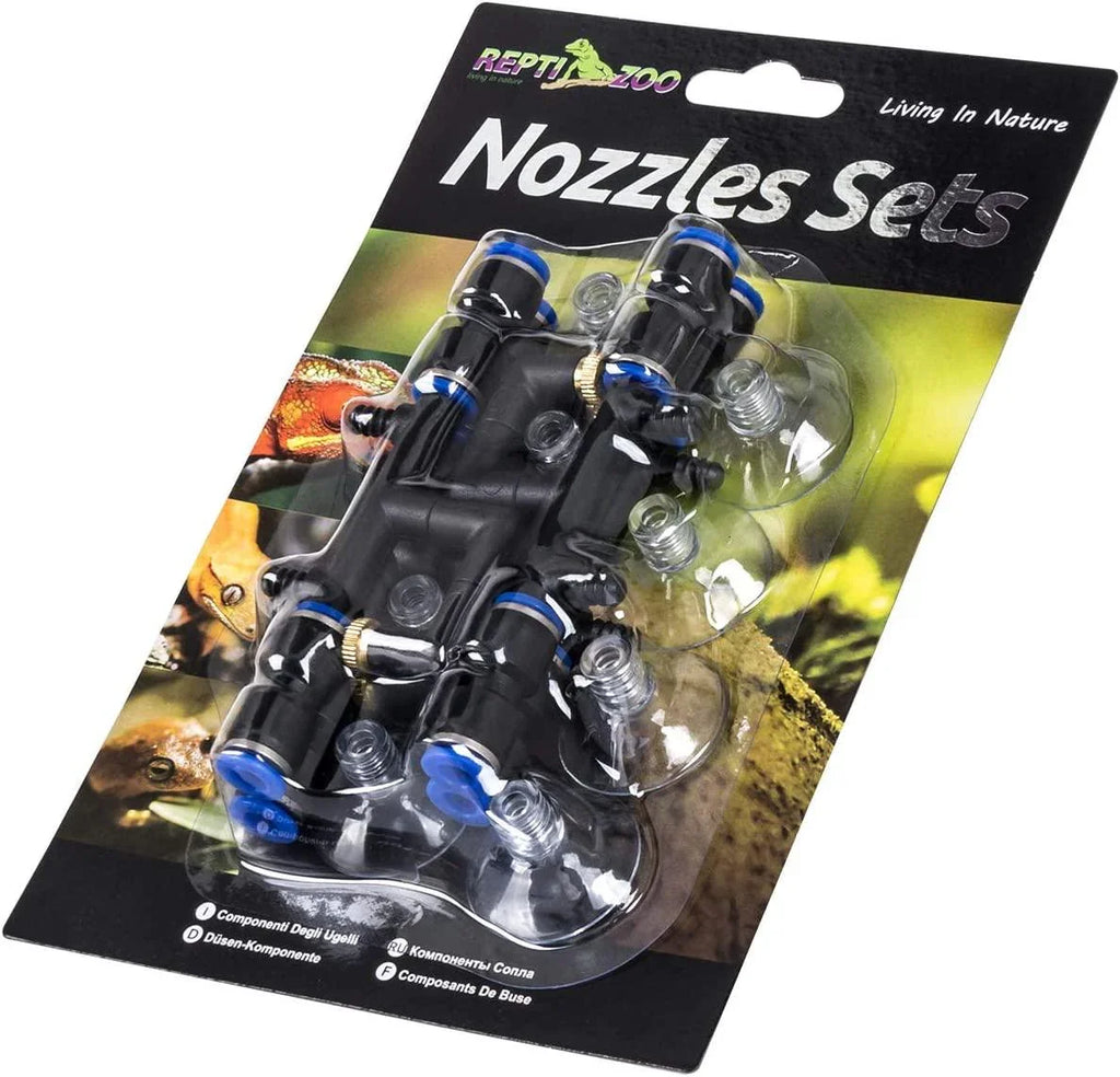 REPTI ZOO 4 Pieces Spray Nozzles Adjustable Fine Misting Water for Reptiles - REPTI ZOO
