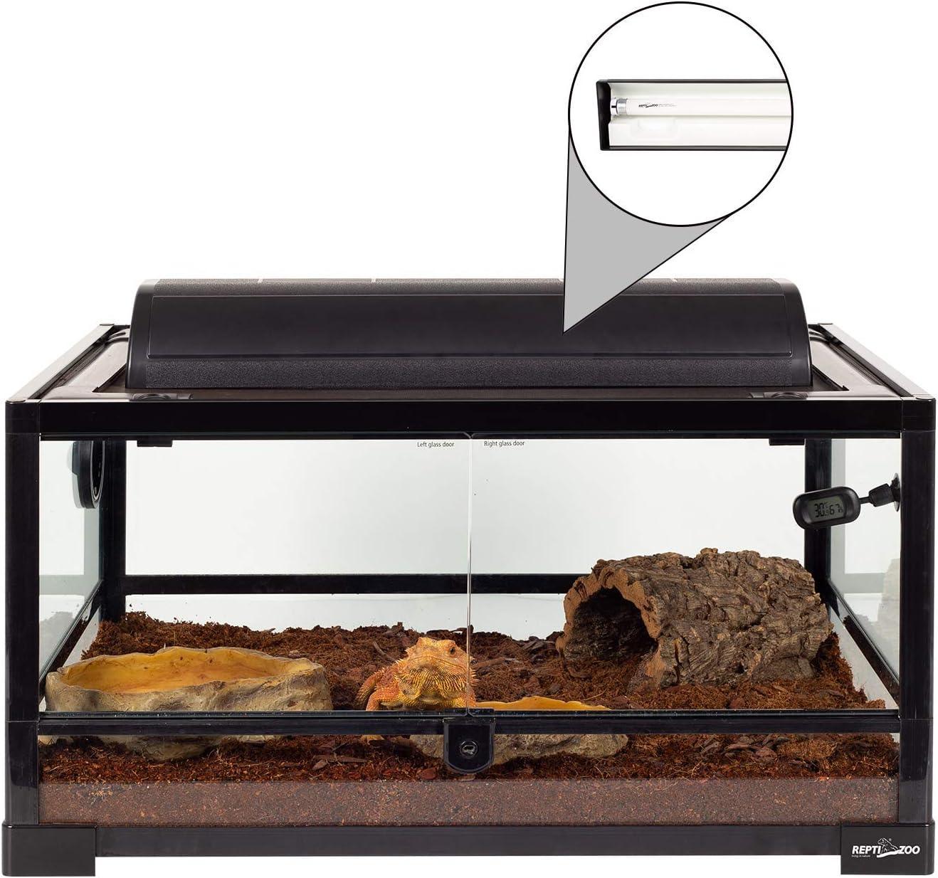 REPTI ZOO T8 Terrarium Reptile Fluorescent UVB T8 18 Inches 15W Compac