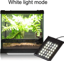Load image into Gallery viewer, REPTI ZOO Terrarium Light Day and Night Mode Reptile LED Light Hood for Reptile Terrarium White Light and Blue Light Fit for Different Pet Habits - REPTI ZOO