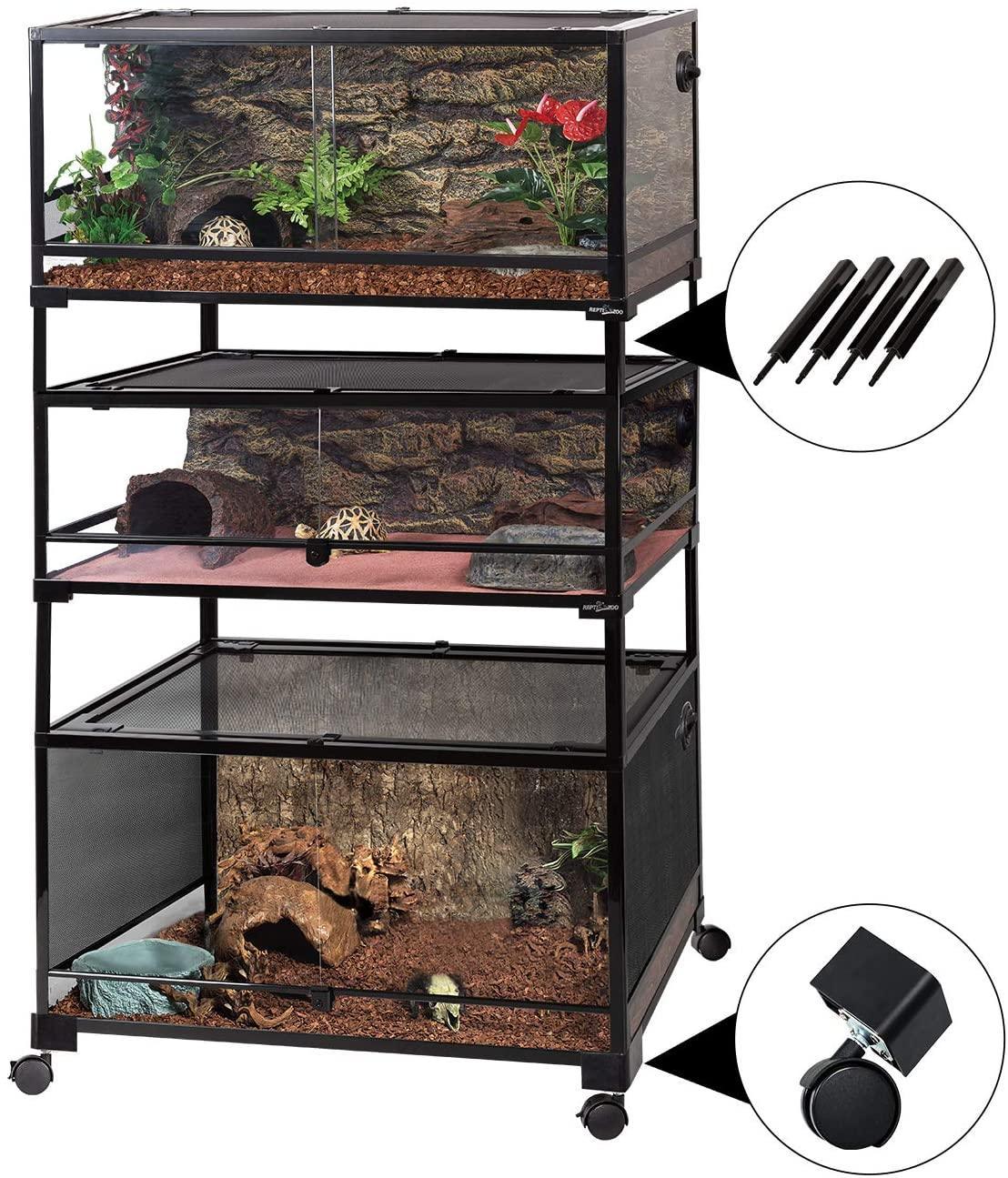 REPTI ZOO RK Knock-Down Reptile Terrarium Accessories - Stackers Post - REPTI ZOO