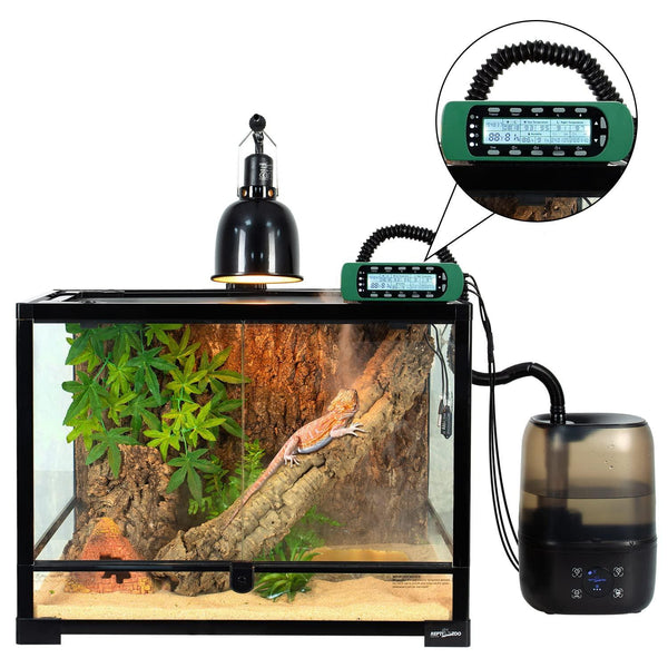 REPTI ZOO Reptile Digital Thermometer Hygrometer Controller for Reptile THC15N - REPTI ZOO