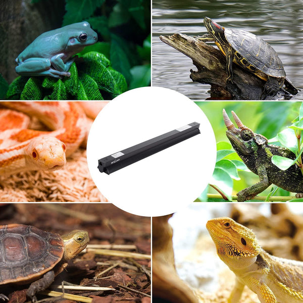 REPTI ZOO T5 HO UVB Lighting Combo Kit, Terrarium Hood Comes with Desert 10.0 UVB T5 Lamp - REPTI ZOO