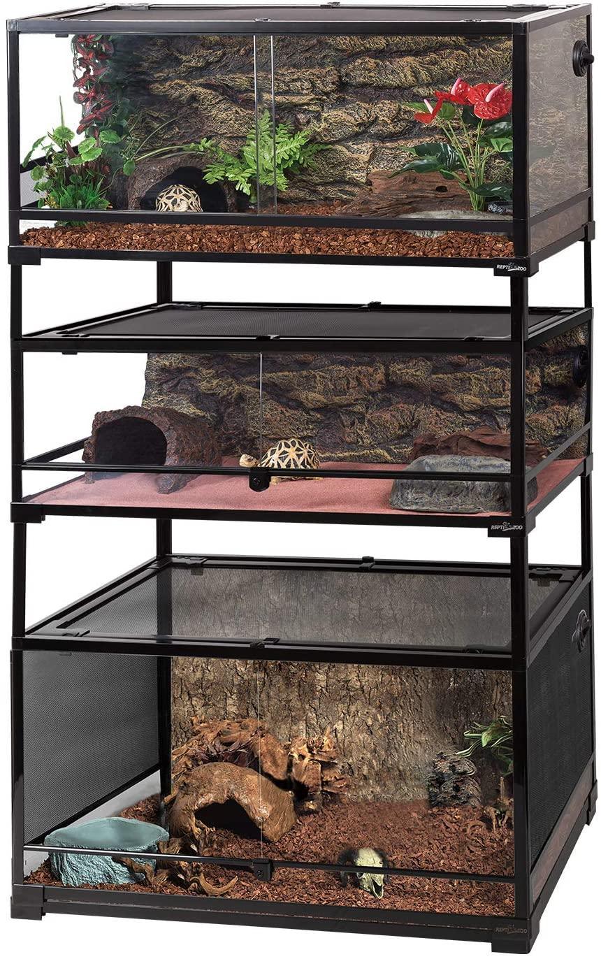 REPTI ZOO RK Knock-Down Reptile Terrarium Accessories - Stackers Post - REPTI ZOO