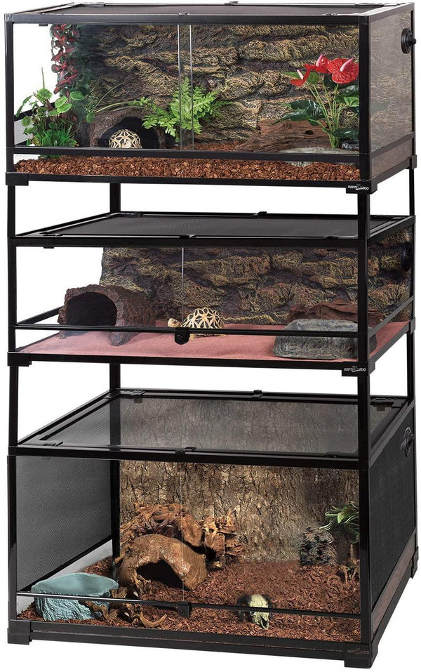 REPTI ZOO RK Knock-Down Reptile Terrarium Accessories - Stackers Post - REPTI ZOO