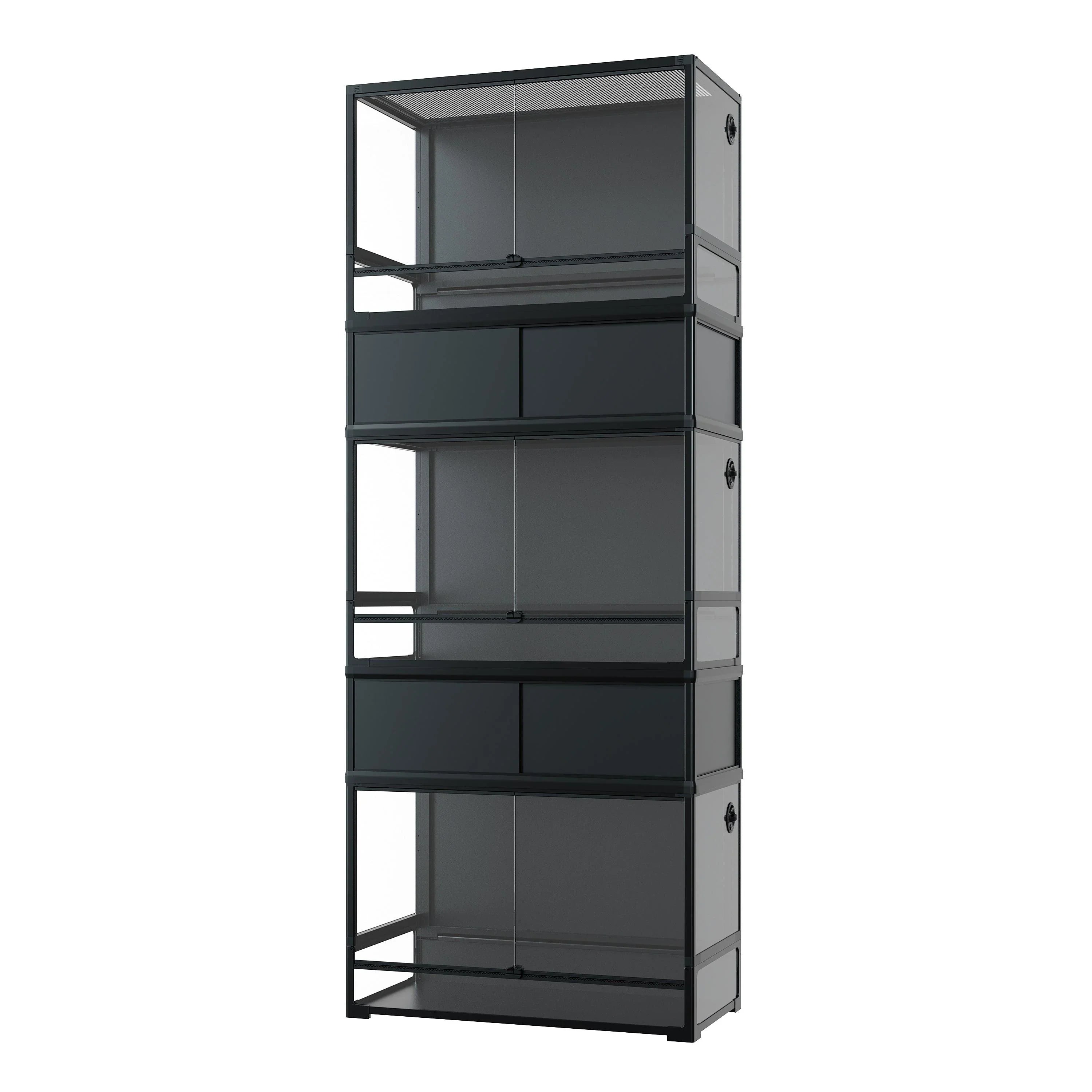 2026 Upgraded Deluxe Stackable Reptile Enclosure 3pcs(nrk series) Secondary image