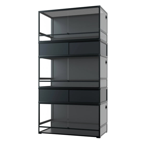 Reptile Enclosure Stackable Enclosure 3pcs - REPTI ZOO
