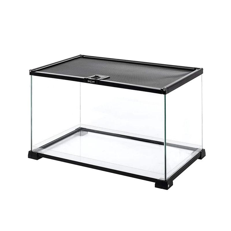 REPTI ZOO 15 Gallons Mini Knock-down Glass Terrarium with Top Pulling ...