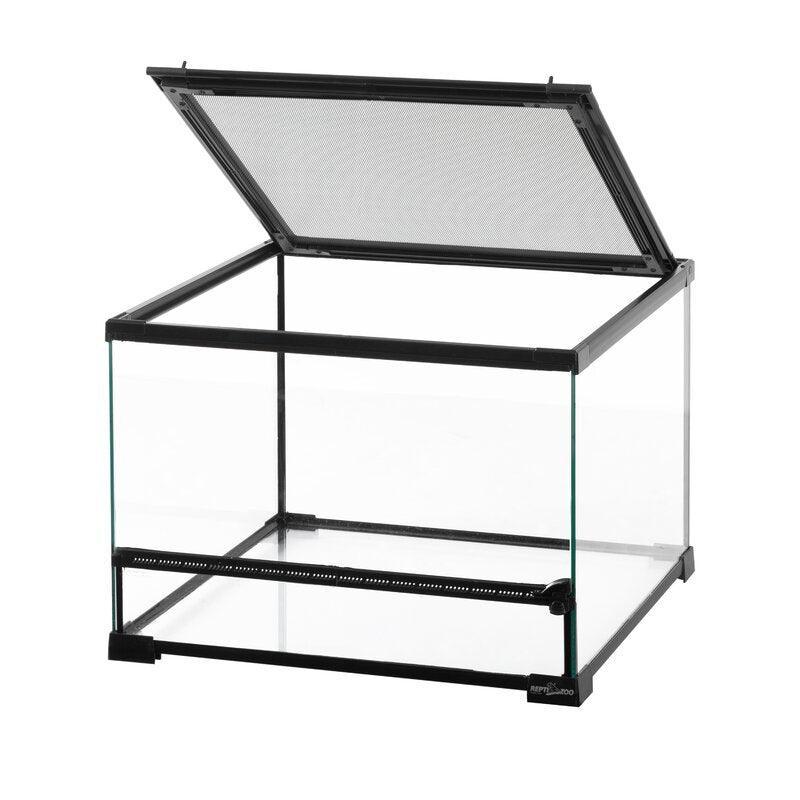 REPTI ZOO 17 Gallon 18"×18"×12.6" Tropical Glass Tank RHK03SG - REPTI ZOO Main image