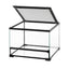 REPTI ZOO 17 Gallon 18"×18"×12.6" Tropical Glass Tank RHK03SG - REPTI ZOO