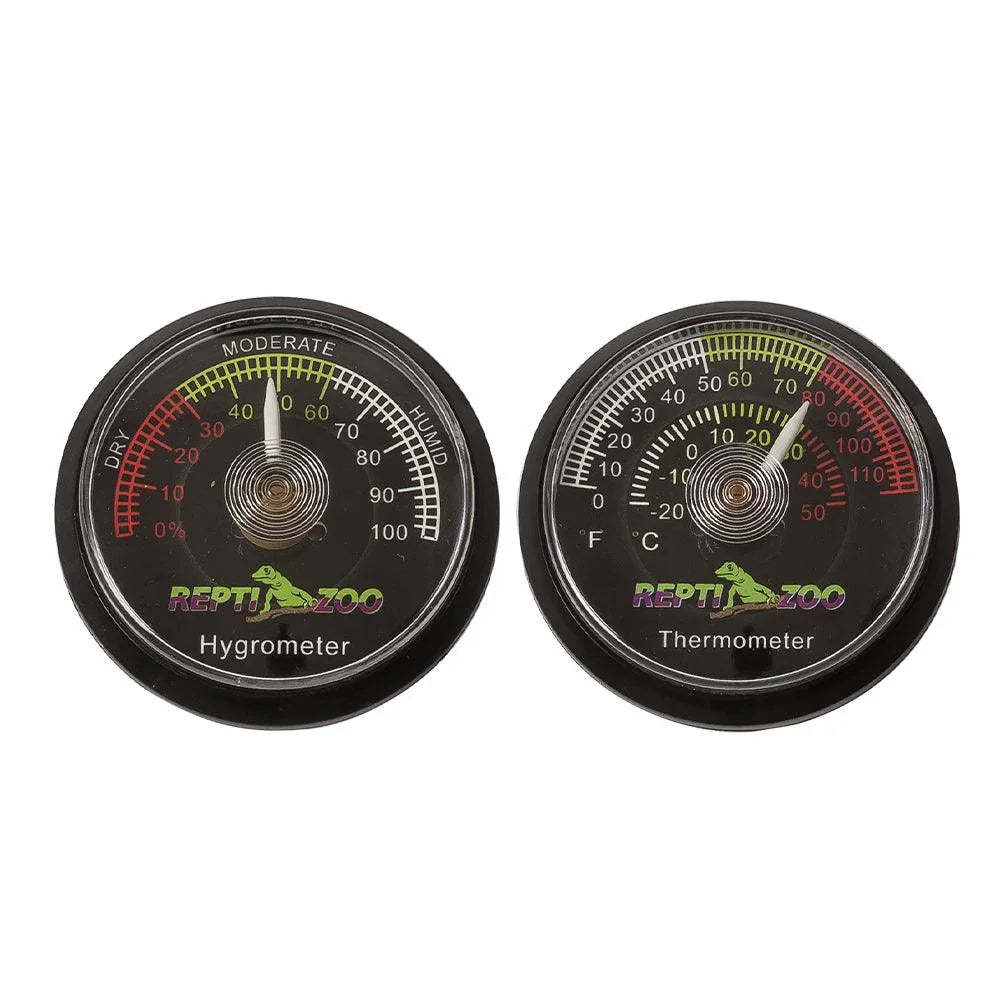 REPTI ZOO Reptile Terrarium Dual Thermometer and Hygrometer kits(1 sets) - REPTI ZOO Main image
