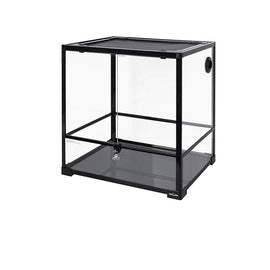 REPTI ZOO 45 Gallon 24″*18″*24″ Reptile Habitat With Ventilated Screen And Double Doors RK0111 - REPTI ZOO