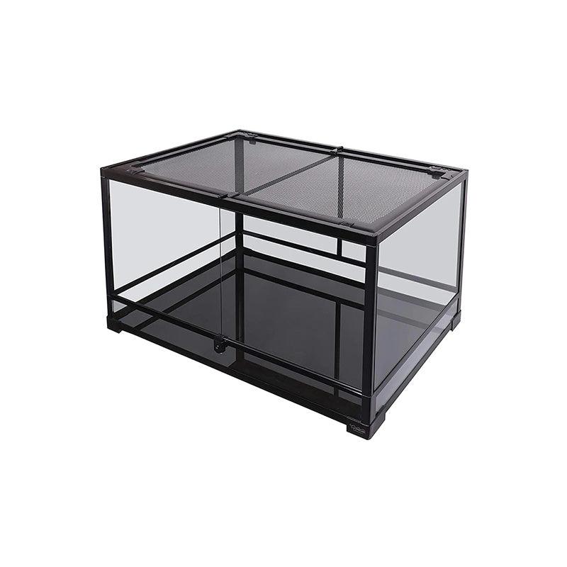 REPTI ZOO 67 Gallon 36" x 18" x 24" Reptile Tank, Double Hinge Door with Screen Ventilation Reptile Terrarium(Knock-Down) RK0120 - REPTI ZOO