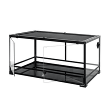 Load image into Gallery viewer, REPTI ZOO 67 Gallon Reptile Glass Terrarium 36&quot; x 23.6&quot; x 18&quot;, Double Hinge Door with Screen Ventilation bearded dragon tank(Knock-Down) RK0134 - REPTI ZOO