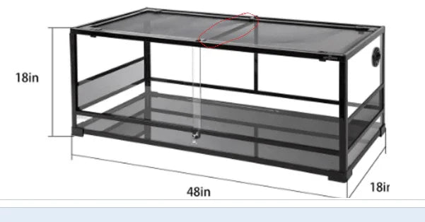Top Screen Replacement Accessory of RK0222 - REPTI ZOO