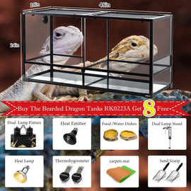 Buy REPTIZOO specific Bearded Dragon Tanks get free products - REPTI ZOO