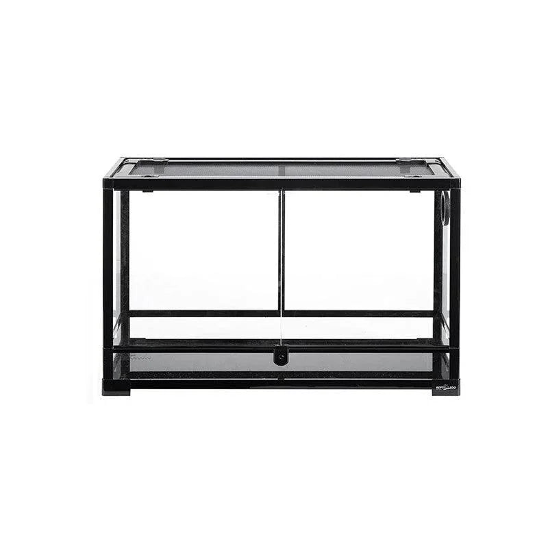 REPTI ZOO 30 Gallon 30" x 12"x 18" Glass Reptile Terrarium, Front Opening Reptile Habitat Tank RK301218G Secondary image
