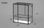 REPTI ZOO 32" x 18"x 36" Glass Reptile Terrarium Front Opening Reptile Habitat Tank (customed reptile cage) - REPTI ZOO