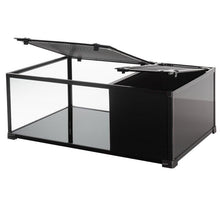 Load image into Gallery viewer, 52 gallons 36″*24″*14″ terrarium with compartment and black coating glass sides RKE0204 - REPTI ZOO