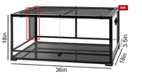 1pc of Glass Replacement of Mesh Screen & 2 Bags of Screws & 1 pc of Rod #1 of RK0119