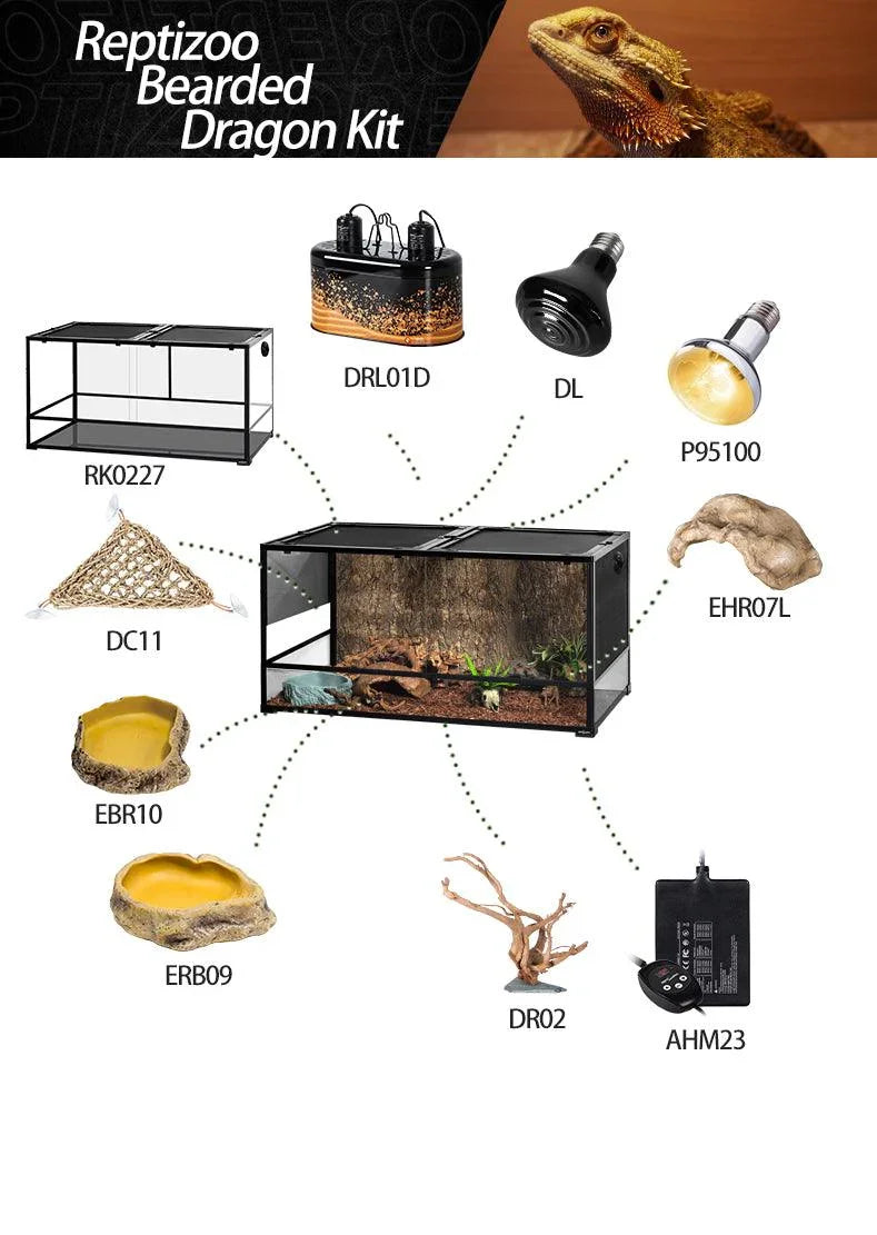 REPTIZOO bearded dragon starter kit Secondary image