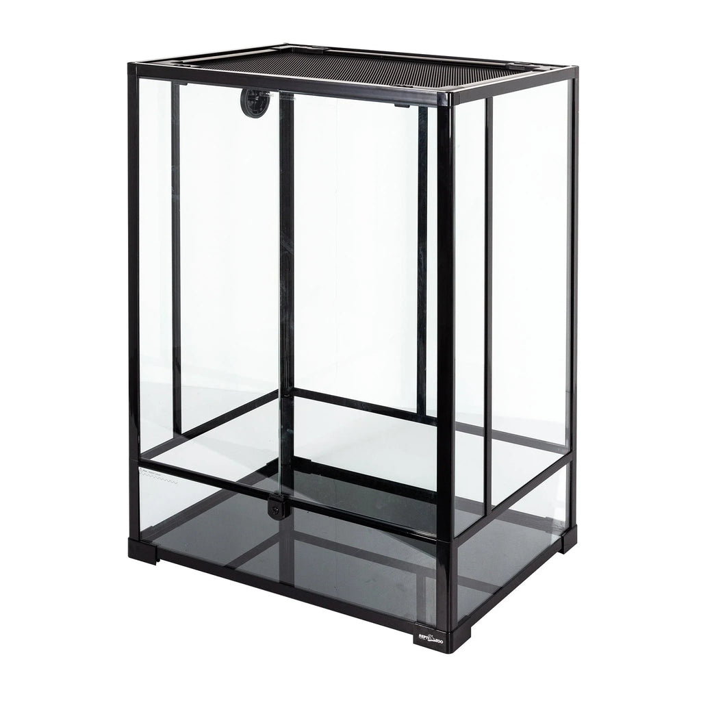 REPTI ZOO 67 Gallon 24″x18″x36″ Vertical Reptile Tall Terrarium With Mesh Screen Sides and Glass Sides RK0124N - REPTI ZOO