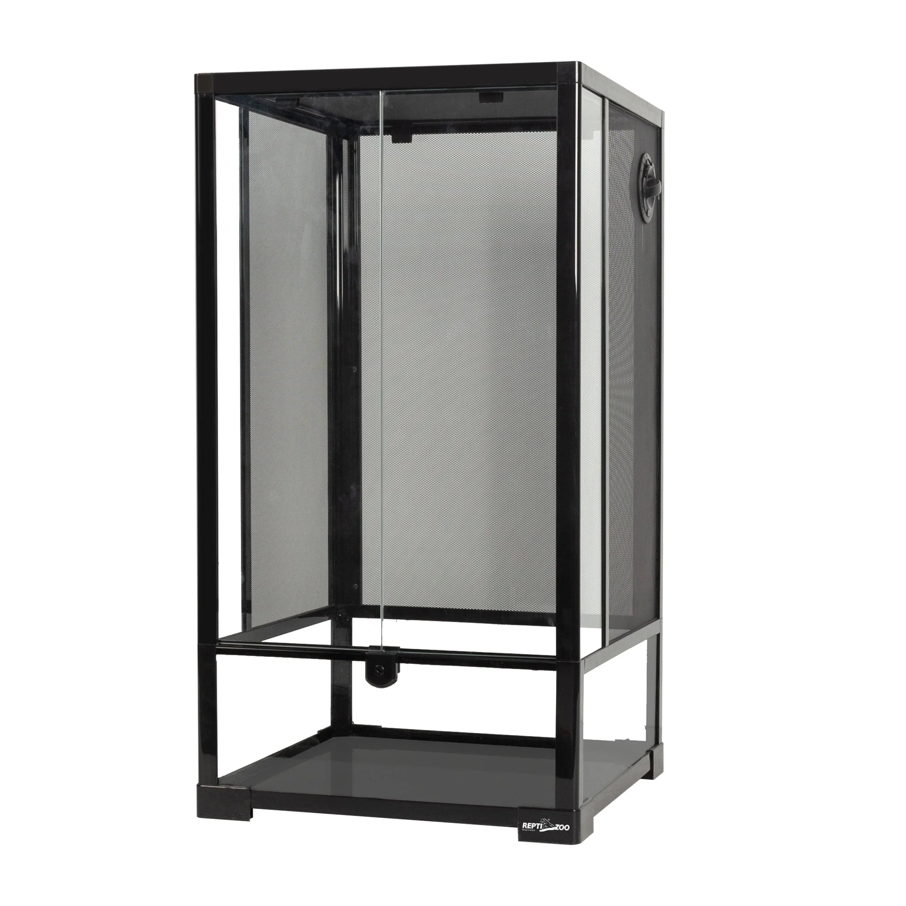 REPTI ZOO 33 Gallon 16" x 16" x 30"  Vertical Reptile Cages With Wire Mesh Screen Cover And Front Door Secondary image