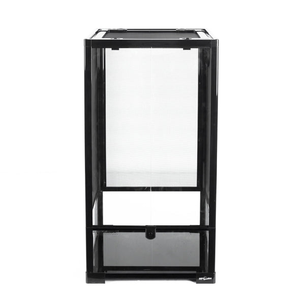REPTI ZOO 33 Gallon 16" x 16" x 30" Vertical Reptile Cages With Wire Mesh Screen Cover And Front Door - REPTI ZOO