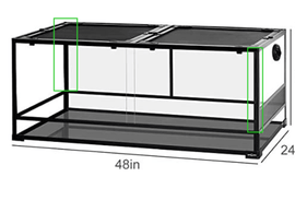 2 PCS of Replacement poles of RK0226 48x24x18 - REPTI ZOO